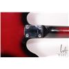 Image 8 : Raven hollow body electric guitar with red burst finish and black pick guard, equipped with Bigsby s