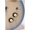 Image 3 : Danelectro model 57 guitar in blue and cream with chrome lipstick pickups, comes with Profile padded