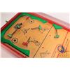Image 4 : Vintage Canadian made wooden hockey game made by Munro Games, no puck/ ball included