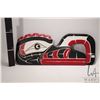 Image 2 : Hand carved and painted Haida plaque, titled on verso "Crooked Beak" and signed by artist Ross Hende
