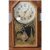 Image 2 : Antique gingerbread clock made by The E. Ingraham Clock Co. USA, working at time of cataloguing