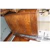 Image 2 : Antique bedroom suite including 53" H highboy, 54" double bed with headboard and rails plus nightsta