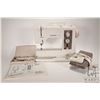Image 1 : Bernina Sport 801 sewing machine, includes manual, accessories box with accessories and foot pedal, 