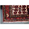 Image 2 : Wool area carpet with center medallion, royal blue background, stylized floral and highlights of tau
