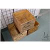 Image 2 : Three Canadian wooden butter boxes, two stamped Manitoba and one Saskatchewan