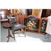 Image 1 : Selection of small furnishing including Gibbard mahogany 22" X 14" D wine table, Duncan Fyfe dining 