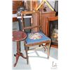 Image 2 : Selection of small furnishing including Gibbard mahogany 22" X 14" D wine table, Duncan Fyfe dining 
