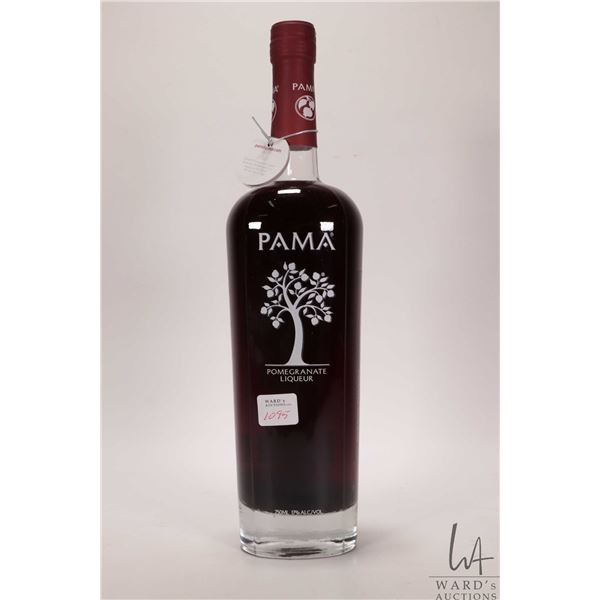 Pama/ Pomegranate Liqueur/ 750ml/ 17% ABV  Note: Alcohol cannot be insured by any courier in Canada.