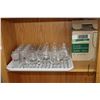 Image 1 : Shelf lot of wine and liqueur glasses and accessories including set of six new in box Duchess Champa