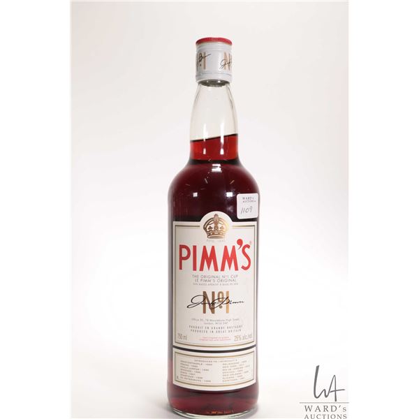 Pimm's/ No. 1/ Gin based aperitif/ 750ml/ 25% ABV  Note: Alcohol cannot be insured by any courier in