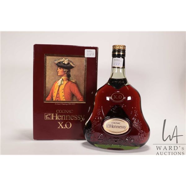 Hennessy/ X.O. Cognac/ 750ml/ 40% ABV  Note: Alcohol cannot be insured by any courier in Canada. Loc