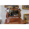Image 2 : Antique Canadiana mirrored highboy, has been refinished but appears to have original hardware, 49" H