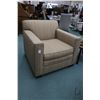 Image 2 : Kravet Furniture Inc. upholstery 80" wide sofa and a pair of co-ordinating parlour chairs