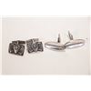 Image 1 : Two pairs of Danish sterling silver cufflinks