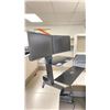 Image 2 : ERGOTRON DESK MOUNT DOUBLE MONITOR STAND WITH (2) 23" NEC MULTISYNC EA234WMI MONITORS