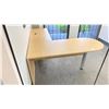 Image 3 : NATURAL FINISH 3 DRAWER OFFICE DESK