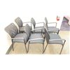 Image 3 : GROUP OF 6 BLACK MESH BACK OFFICE CLIENT CHAIRS