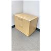 Image 2 : NATURAL FINISH 2 DRAWER LATERAL FILING CABINET