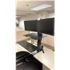 Image 2 : ERGOTRON DESK MOUNT DOUBLE MONITOR STAND WITH (2) 23" NEC MULTISYNC EA234WMI MONITORS