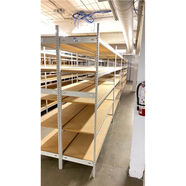 EZ RECT SHELVING SYSTEM - APPROX. 19" WIDE X 40FT LONG