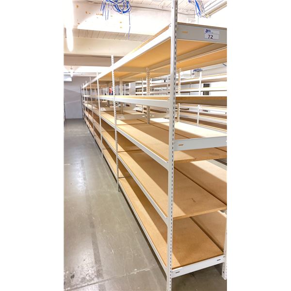 EZ RECT SHELVING SYSTEM - APPROX. 19" WIDE X 40FT LONG