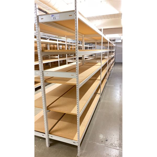 EZ RECT SHELVING SYSTEM - APPROX. 19" WIDE X 40FT LONG