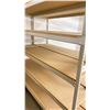 Image 3 : EZ RECT SHELVING SYSTEM -( 3) SECTIONS APPROX. 19" WIDE X 6FT LONG