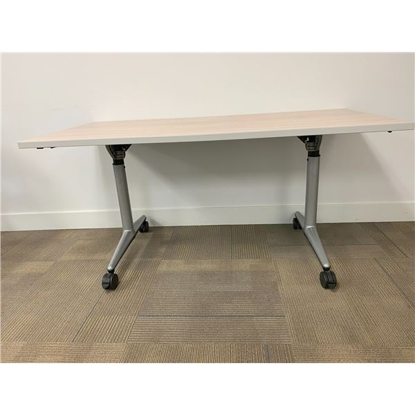 MOBILE TILT-TOP OFFICE WORK TABLE