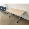 Image 2 : MOBILE TILT-TOP OFFICE WORK TABLE