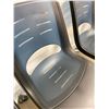 Image 2 : GROUP OF 6 BLUE & BLACK PLASTIC MOBILE WORK STATION CHAIRS