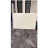 Image 2 : GROUP OF 5 LARGE WHITE W/ALUMINIUM FRAMES OFFICE PANELS - 6FT ACROSS X 4FT WIDE WITH 2FT ARM