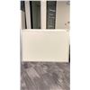 Image 2 : GROUP OF 5 LARGE WHITE W/ALUMINIUM FRAMES OFFICE PANELS - 6FT ACROSS X 4FT WIDE WITH 2FT ARM