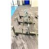 Image 2 : GROUP OF 3 ERGOTRON DESK MOUNT DOUBLE MONITOR STAND