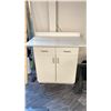 Image 1 : WHITE LAMINATE TOP 2 DRAWER WITH BOTTOM CUPBOARD CABINET