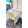 Image 3 : WHITE LAMINATE TOP 2 DRAWER WITH BOTTOM CUPBOARD CABINET