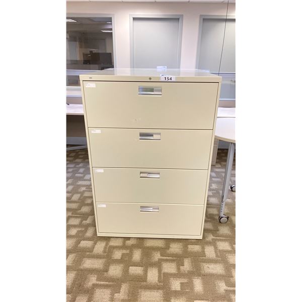 HON 4 DRAWER LATERAL FILING CABINET