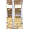 Image 3 : ROUND 2 1/2FT DIAMETER TOP MOBILE ADJUSTABLE HEIGHT OFFICE TABLE