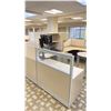 Image 5 : 2 DESKS WITH CUBICLE WALLS OFFICE WORK SPACE SYSTEM