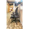 Image 2 : PAIR OF BLACK MESH BACK ADJUSTABLE OFFICE CHAIRS