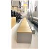 Image 4 : 5 NATURAL FINISH WALL MOUNT OFFICE CABINETS APPROX. (1) 96" X 16" X 14" (2) 78" X 16" X 14"