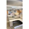 Image 3 : 6 DESKS DOUBLE SIDED WITH CUBICLE WALLS OFFICE WORK STATION SYSTEM