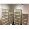 Image 1 : GROUP OF 4 WHITE FINISH ASSORTED BOOKSHELVES