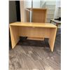 Image 1 : GROUP OF 3 NATURAL FINISH SMALL SIDE DESK/PRINTER TABLE