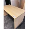 Image 2 : GROUP OF 3 NATURAL FINISH SMALL SIDE DESK/PRINTER TABLE