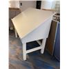 Image 2 : LARGE BLUE PRINT TABLE (WHITE)  - APPROX. 66" ACROSS X 31" WIDE X 55" HIGH