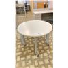 Image 2 : ROUND 3FT DIAMETER TOP MOBILE ADJUSTABLE HEIGHT OFFICE TABLE