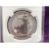 Image 4 : GREAT BRITAIN 1 OUNCE SILVER COIN - 2 POUNDS STERLING (S£2) - 2024 BRITANNIA MS69