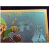 Image 8 : SUPER MARIO 24K GOLD FOIL PLATED LUIGI COLLECTIBLE BANKNOTE BILL
