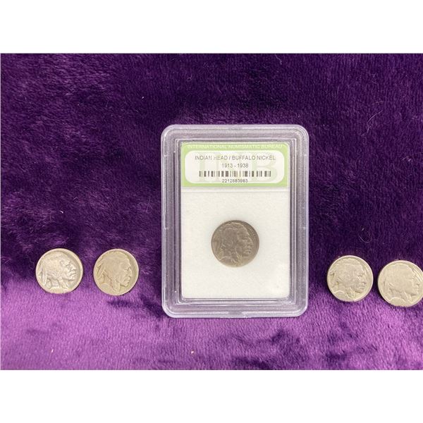 BUFFALO NICKELS - LOT OF 5