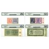 Image 2 : Bohemia & Moravia. Protectorate of Bohemia & Moravia, ND (1940) to 1944, Specimen Banknote Quartet.